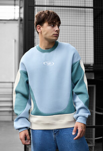 Фото - Зимний оверсайз свитшот Staff logo colorblock3 oversize fleece - Men box