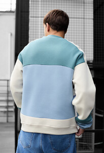 Фото - Зимний оверсайз свитшот Staff logo colorblock3 oversize fleece - Men box