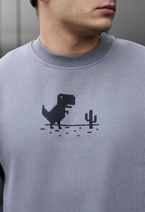 Фото - Свитшот на флисе с динозавром Staff dino fleece - Men box