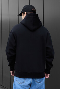 Фото - Однотонне флісове худі Staff black logo oversize fleece - Men box