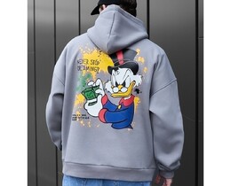 Фото - Худі з яскравим принтом на спині Staff dreaming oversize fleece - Men box