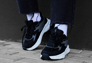 Фото - Всесезонные кроссовки для мужчин Staff black & gray - Men box
