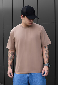 Фото - Універсальна футболка Staff brown turquoise oversize - Men box