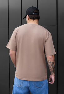 Фото - Універсальна футболка Staff brown turquoise oversize - Men box