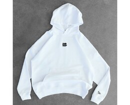 Фото - Базове біле худі Staff x SadSvit white logo oversize - Men box