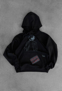 Фото - Чорне оверсайз худі Небо Staff x SadSvit oversize - Men box