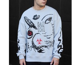 Фото - Теплый молодежный свитшот Staff bone oversize fleece - Men box
