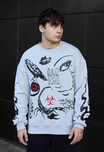 Фото - Теплый молодежный свитшот Staff bone oversize fleece - Men box