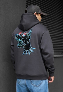 Фото - Худі з тваринним принтом Staff dog oversize fleece - Men box