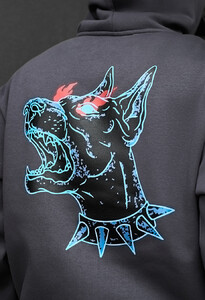 Фото - Худі з тваринним принтом Staff dog oversize fleece - Men box