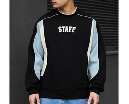 Фото - Утепленный свитшот Staff logo reflective oversize fleece - Men box
