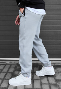 Фото - Спортивні штани з лого Staff lu light gray logo fleece - Men box
