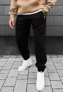 Фото - Чоловічі теплі спортивки Staff juro black fleece - Men box