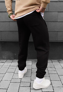 Фото - Чоловічі теплі спортивки Staff juro black fleece - Men box