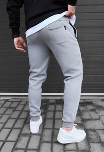 Фото - Мужские спортивки на флисе Staff bex light gray logo fleece - Men box
