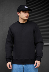 Фото - Базовий чорний світшот Staff black basic fleece - Men box