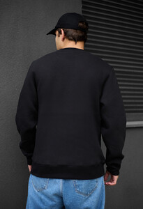 Фото - Базовий чорний світшот Staff black basic fleece - Men box