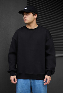 Фото - Теплый оверсайз свитшот Staff peace oversize fleece - Men box