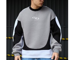 Фото - Монохромный свитшот Staff logo colorblock4 oversize fleece - Men box