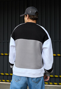 Фото - Монохромный свитшот Staff logo colorblock4 oversize fleece - Men box