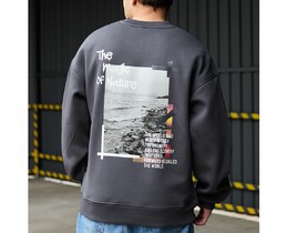 Фото - Серый зимний свитшот Staff magic oversize fleece - Men box