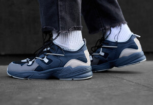 Фото - Молодежные кроссовки Staff navy & gray - Men box