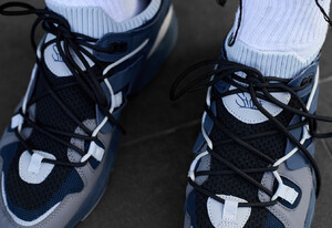 Фото - Молодежные кроссовки Staff navy & gray - Men box