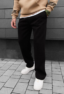 Фото - Зимние спортивные штаны Staff jot black fleece - Men box
