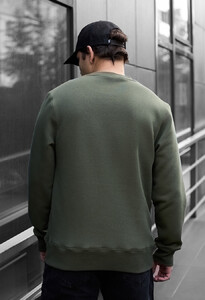 Фото - Світшот на зиму Staff khaki basic fleece - Men box