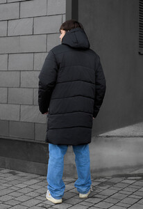 Фото - Зимняя удлиненная парка Staff fox black - Men box