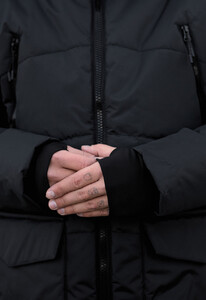Фото - Зимняя удлиненная парка Staff fox black - Men box