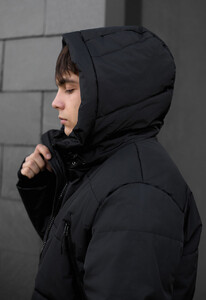 Фото - Зимняя удлиненная парка Staff fox black - Men box