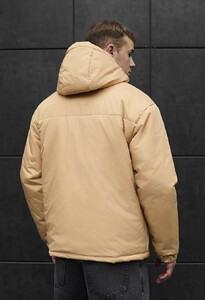 Фото - Бежева куртка на зиму Staff br beige logo - Men box
