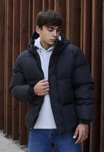 Фото - Зимняя оверсайз куртка Staff bix black oversize - Men box