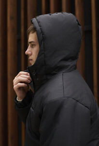 Фото - Универсальная куртка на зиму Staff br black logo - Men box