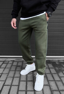 Фото - Утеплені спортивні штани Staff nib khaki fleece - Men box