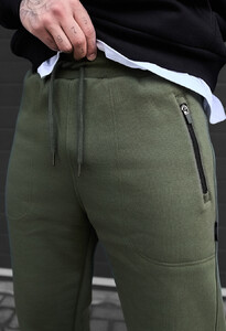 Фото - Утеплені спортивні штани Staff nib khaki fleece - Men box