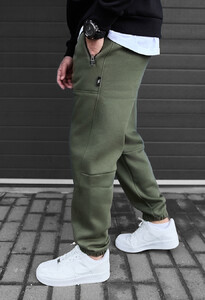Фото - Утеплені спортивні штани Staff nib khaki fleece - Men box