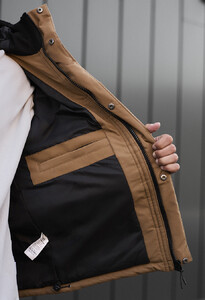 Фото - Зимняя мужская куртка Staff no beige & black - Men box