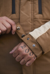 Фото - Зимняя мужская куртка Staff no beige & black - Men box