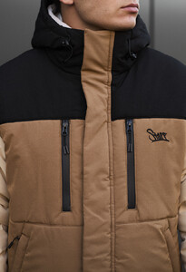 Фото - Зимняя мужская куртка Staff no beige & black - Men box