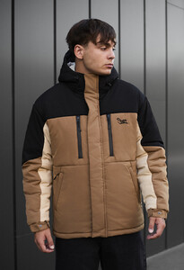 Фото - Зимняя мужская куртка Staff no beige & black - Men box