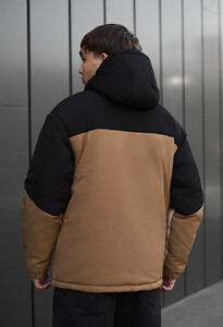 Фото - Зимняя мужская куртка Staff no beige & black - Men box