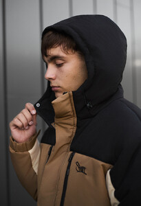 Фото - Зимняя мужская куртка Staff no beige & black - Men box