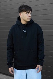 Фото - Чорне худі на флісі Staff black logo fleece - Men box