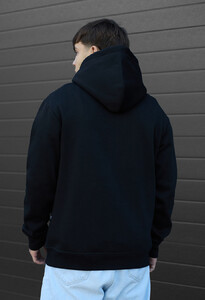 Фото - Чорне худі на флісі Staff black logo fleece - Men box