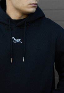Фото - Чорне худі на флісі Staff black logo fleece - Men box