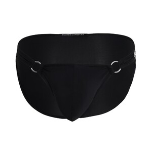 Фото - Мужские слипы Andrew Christian черного цвета Low Cut Ring - Men box