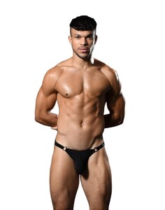 Фото - Мужские слипы Andrew Christian черного цвета Low Cut Ring - Men box
