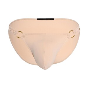 Фото - Слипы на кольцах от Andrew Christian песочные Low Cut Ring - Men box